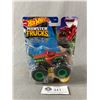 Image 2 : Monster Jam Truck (Dragono) & 3 Hotwheels Monster Trucks. All In Original Packages
