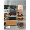 Image 2 : Lot Of Eye Glass Cases, Copper Napkin Rings & More