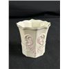 Image 2 : Millennium 2000 Belleek Ireland 3" H Cup & 9.75" L Tray