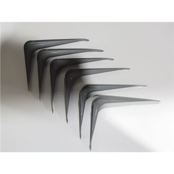 6x8 grey shelf brackets