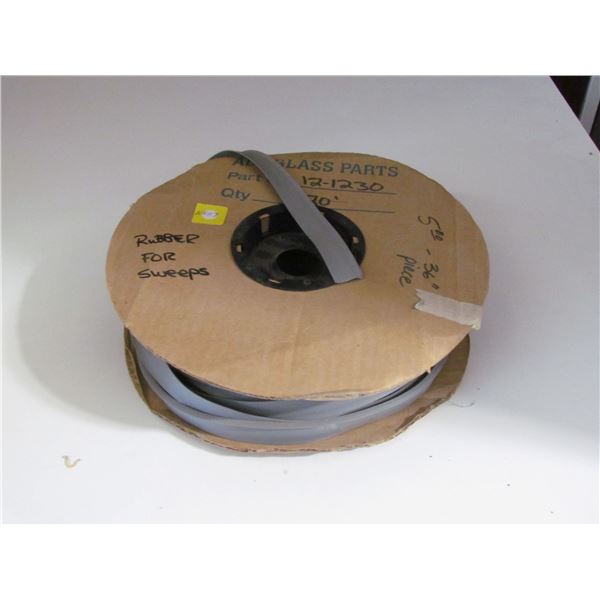 RUBBER FOR DOOR SWEEPS