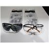 Image 1 : 1 PR SAFETY SUNGLASSES, 1 PR ANTI-FOG SAFETY GLASSES