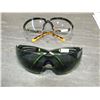 Image 1 : 1 PR SAFETY SUNGLASSES, 1 PR 3M PROTECTIVE EYRWEAR