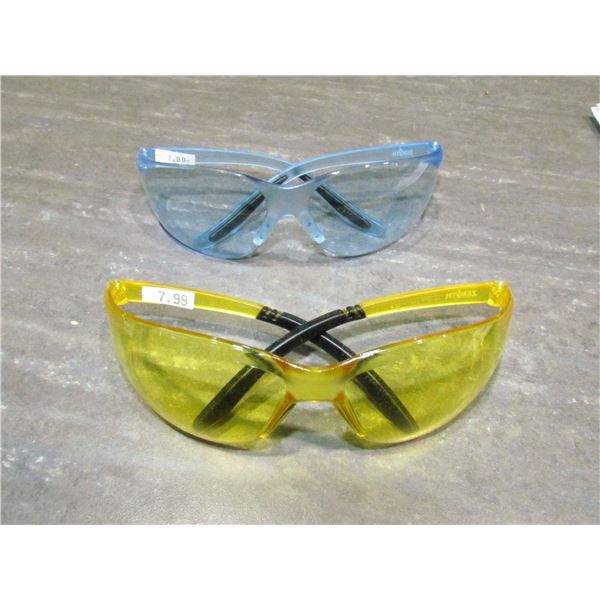 ZENITH EYE WEAR, 1 PR AMBER, 1 PR. BLUE LENS