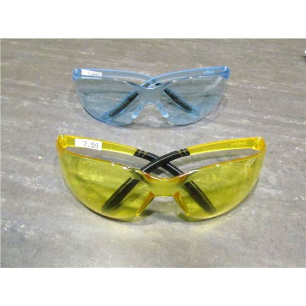 ZENITH EYE WEAR, 1 PR AMBER, 1 PR. BLUE LENS