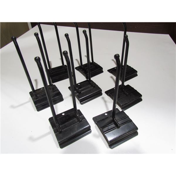 BLACK SLAT WALL HOOKS 5 1/2"