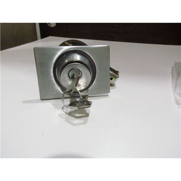 DEADBOLT, ( RECT. PLATE)