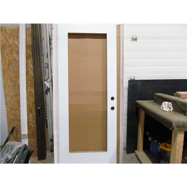31 3/4" STEEL INSULATED DOOR WITH FULL CUTOUT