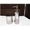 Image 1 : SS COTTON BALL HOLDER & SOAP DISPENSER