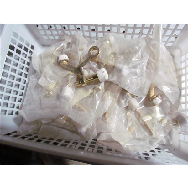 BRASS HINGE PIN STOP  X 20