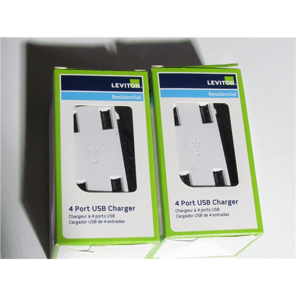 4 PORT USB CHARGER OUTLET X 2