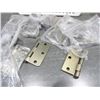 Image 1 : 3 INCH ANTIQUE BRASS HINGES X 6 PAIR