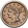 Image 2 : 1849 N-11 R1 Repunched 1 AU50