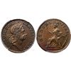 Image 1 : 1723 Wood's Hibernia Halfpenny, Martin 4.78-Gb.13 R5 PCGS graded AU55
