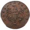 Image 2 : 1788 Massachusetts Cent with Period Ryder 4-G, W-6230 R4 PCGS graded XF45