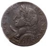 Image 2 : 1787 Connecticut Miller 4-L R1 MBL, PCGS graded VF30