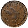 Image 2 : 1789 Mott Token, Thick Planchet with Plain Edge, Breen-1020, PCGS graded AU58