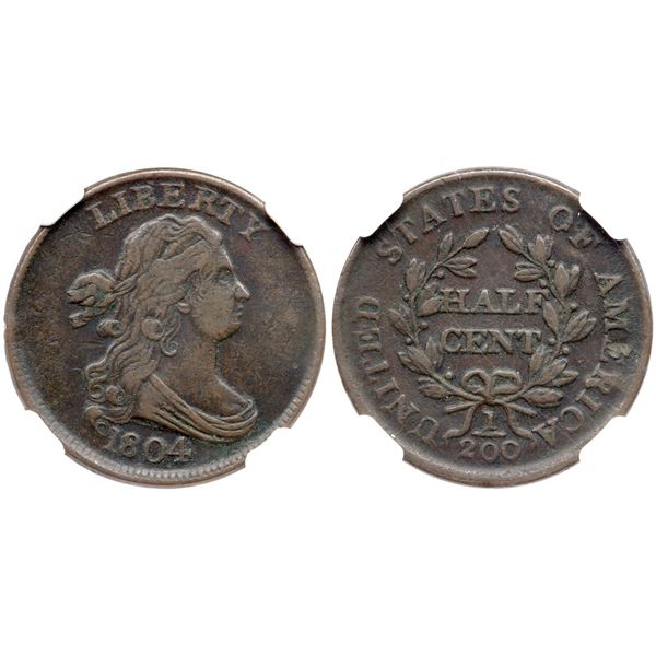 1804 C-10 R1 NGC graded VF35