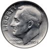 Image 2 : 1959 US Dime on Costa Rica 10 Cent Planchet, NGC graded AU58