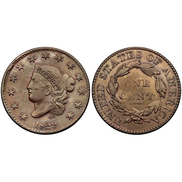 1829 N-4 R4 Large Letters VF25