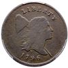 Image 2 : 1796 C-2 R4 With Pole, PCGS Fine Detail, Environmental Damage