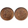 Image 1 : 1833 C-1 R1 NGC graded MS64 Red & Brown, CAC Approved