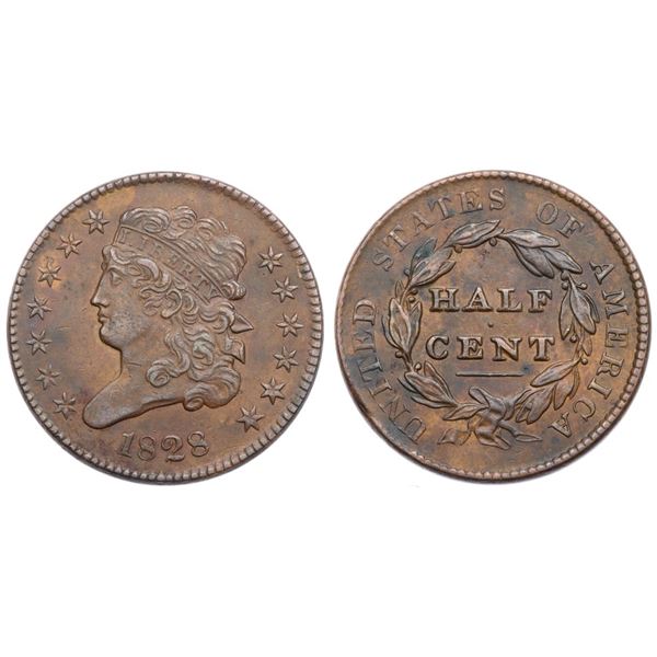 1828 C-1 R1 13-Star Obverse EF40
