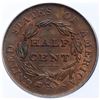 Image 3 : 1828 C-3 R1 13-Star Obverse, PCGS graded MS62 Red & Brown