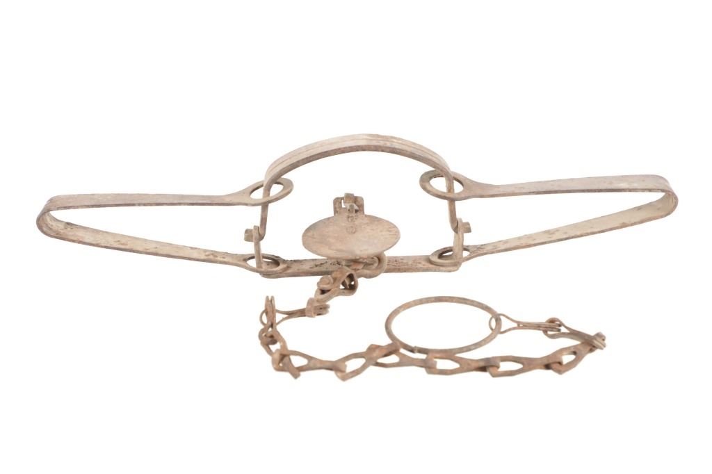 Ca. 1910-30's Triumph No. 3 Spring Wolf Trap