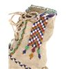Image 13 : 19th C. Mescalero Apache Beaded High-Top Moccasins