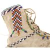 Image 8 : 19th C. Mescalero Apache Beaded High-Top Moccasins