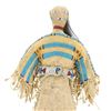 Image 2 : A Fine, Early & Large Cheyenne Beaded Doll 19th C.
