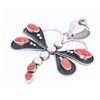 Image 2 : Navajo Sterling Dragonfly Pendant by Gilbert Damon