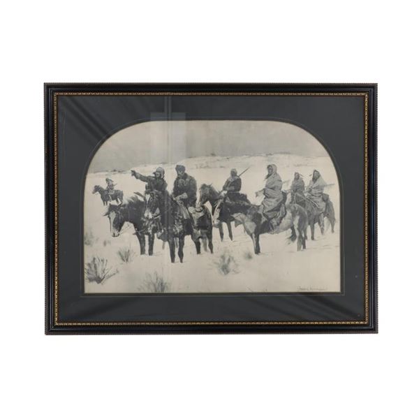 Remington Rotogravure  Hunting The Hostile Camp 