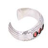 Image 8 : Navajo Pauline Benally Sterling Shadowbox Cuff