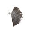 Image 8 : Navajo Diné Silver Scalloped Seashell Earrings