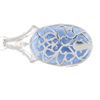 Image 8 : 29.51ct Burma Sapphire VS2 Diamond Plat. Necklace