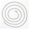 Image 5 : NEW Unisex Solid 14k White Gold 2.3mm Miami Cuban Curb Link 20" Chain Necklace