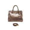 Image 1 : Prada Brown Shine Leather 2Way Satchel Bag