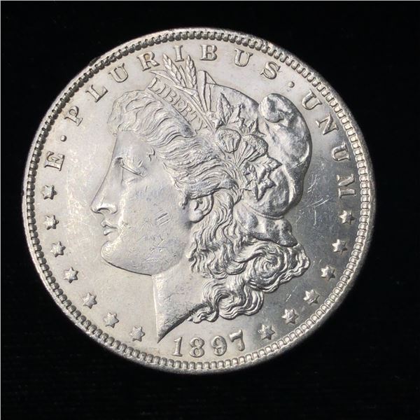1897 Morgan Silver Dollar UNC
