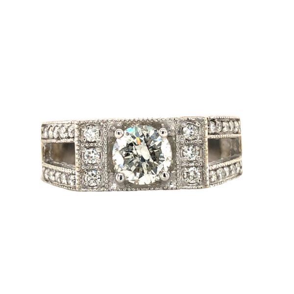 Appraised Natural Unisex Diamond Ring 1.02 Carats