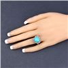 Image 3 : Turquoise and Diamond Ring