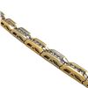 Image 3 : Two Tone Diamond Tennis Bracelet