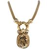 Image 1 : Etruscan Repousse Gold & Diamond Necklace
