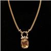 Image 8 : Etruscan Repousse Gold & Diamond Necklace
