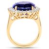 Image 2 : Tanzanite and Diamond Ring