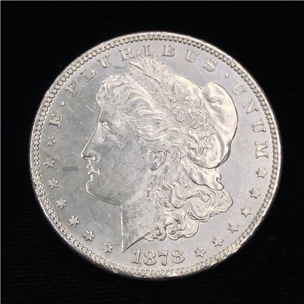 1878 S Morgan Silver Dollar AU