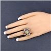 Image 3 : Opal, Multi-Colored Sapphire and Diamond Ring