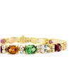 Image 2 : Garnet and Diamond Tennis Bracelet