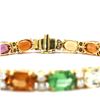 Image 3 : Garnet and Diamond Tennis Bracelet